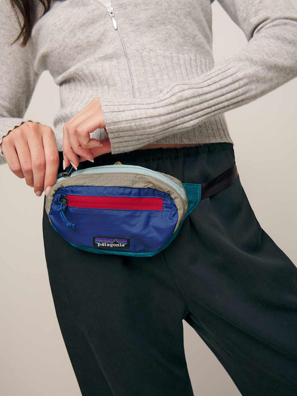 Patagonia Mini Hip Pack - Patchwork Belay Blue