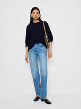Cashmere Boyfriend Sweater - Navy