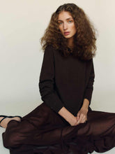 Cashmere Boyfriend Sweater - Mole