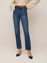 Liza Ultra High Rise Straight Jeans - Icarian