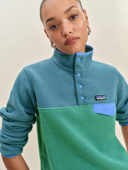 Patagonia W's Lightweight Synchilla Snap-t Pullover - Heartleaf Green