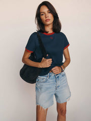 Classic Crew Tee - Midnight Logo