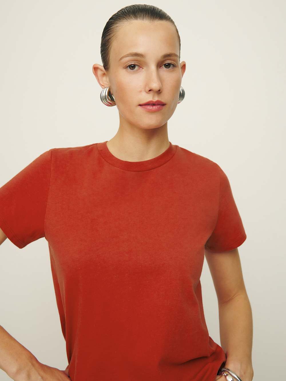 Classic Crew Tee - Sundried Tomato