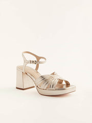 Maize Platform Sandal - Gold