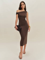 Jamen Knit Dress - Cafe