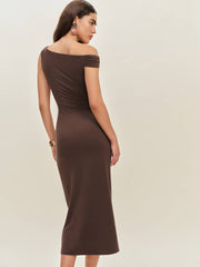 Jamen Knit Dress - Cafe