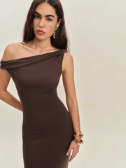 Jamen Knit Dress - Cafe