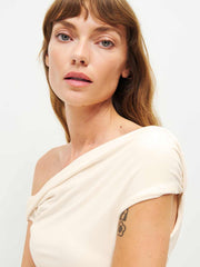 Cello Knit Top - Cream