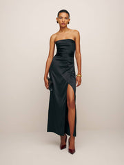 Barrow Silk Dress - Black