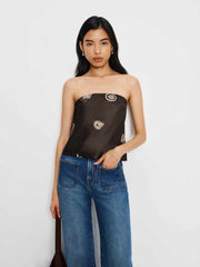 Spritz Silk Top - Palace