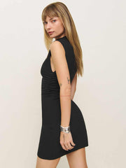Alden Knit Dress - Black