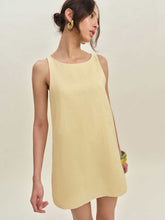 Jessi Linen Dress - Parmesan