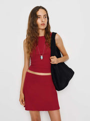 Andres Knit Two Piece - Lipstick