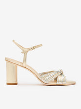 Petra Cylinder Heel - Gold Silver