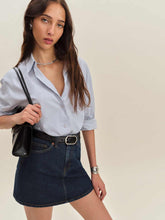 Lydia High Rise Denim Mini Skirt - Huron