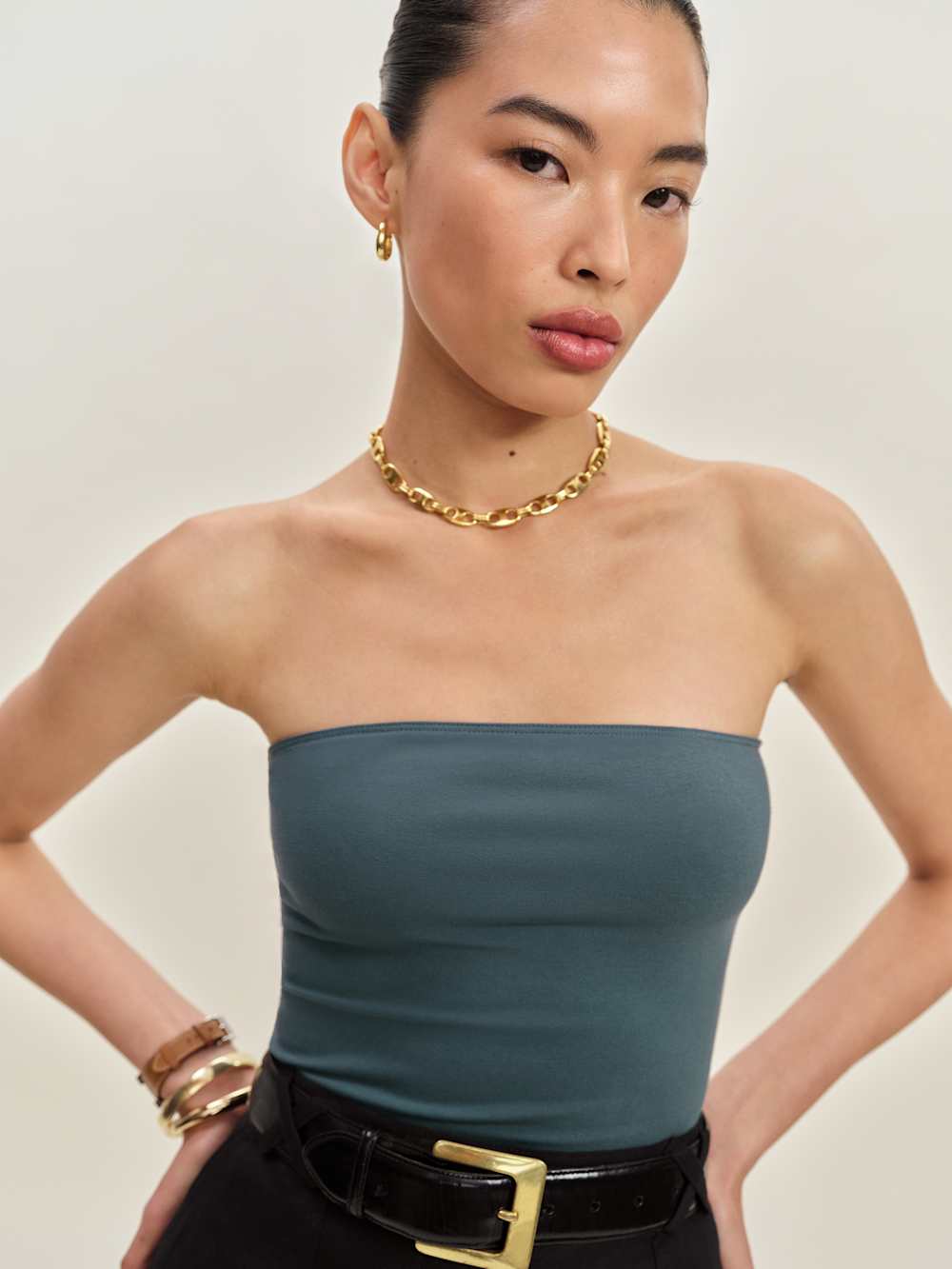 Seren Knit Top - Slate