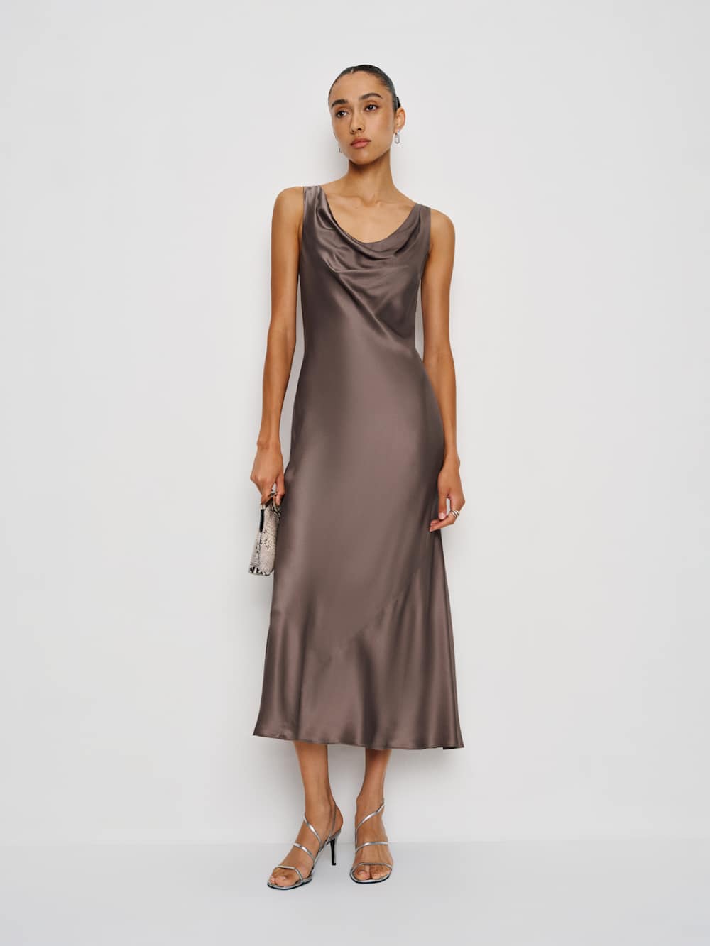 Bryn Silk Dress - Magnetic