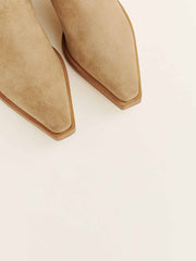 Olive Western Boot - Toasted Coconut