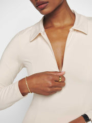 Desirae Ecostretch Dress - Almond