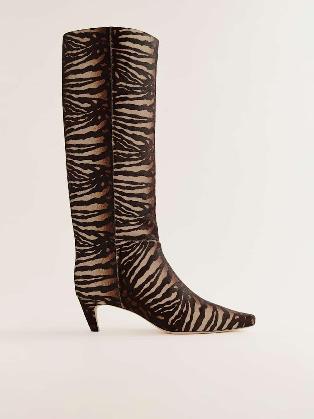 Remy Knee Boot - Hyena Haircalf