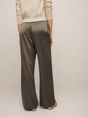 Olina Silk Pant - Morel