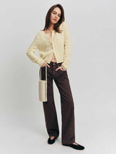 Val 90s Mid Rise Straight Jeans - Mole