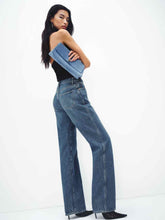 Val 90s Mid Rise Straight Jeans - Pelican
