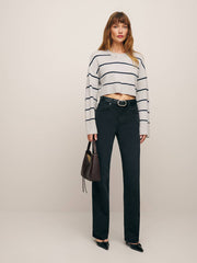 Val 90s Mid Rise Straight Jeans - Vana
