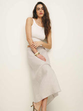 Layla Linen Skirt - Oatmeal