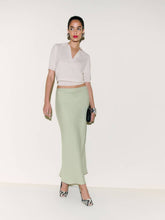 Layla Linen Skirt - Salvia