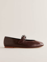 Bethany Ballet Flat - Chestnut Leather