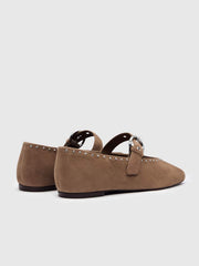Bethany Ballet Flat - Farro Suede Studs