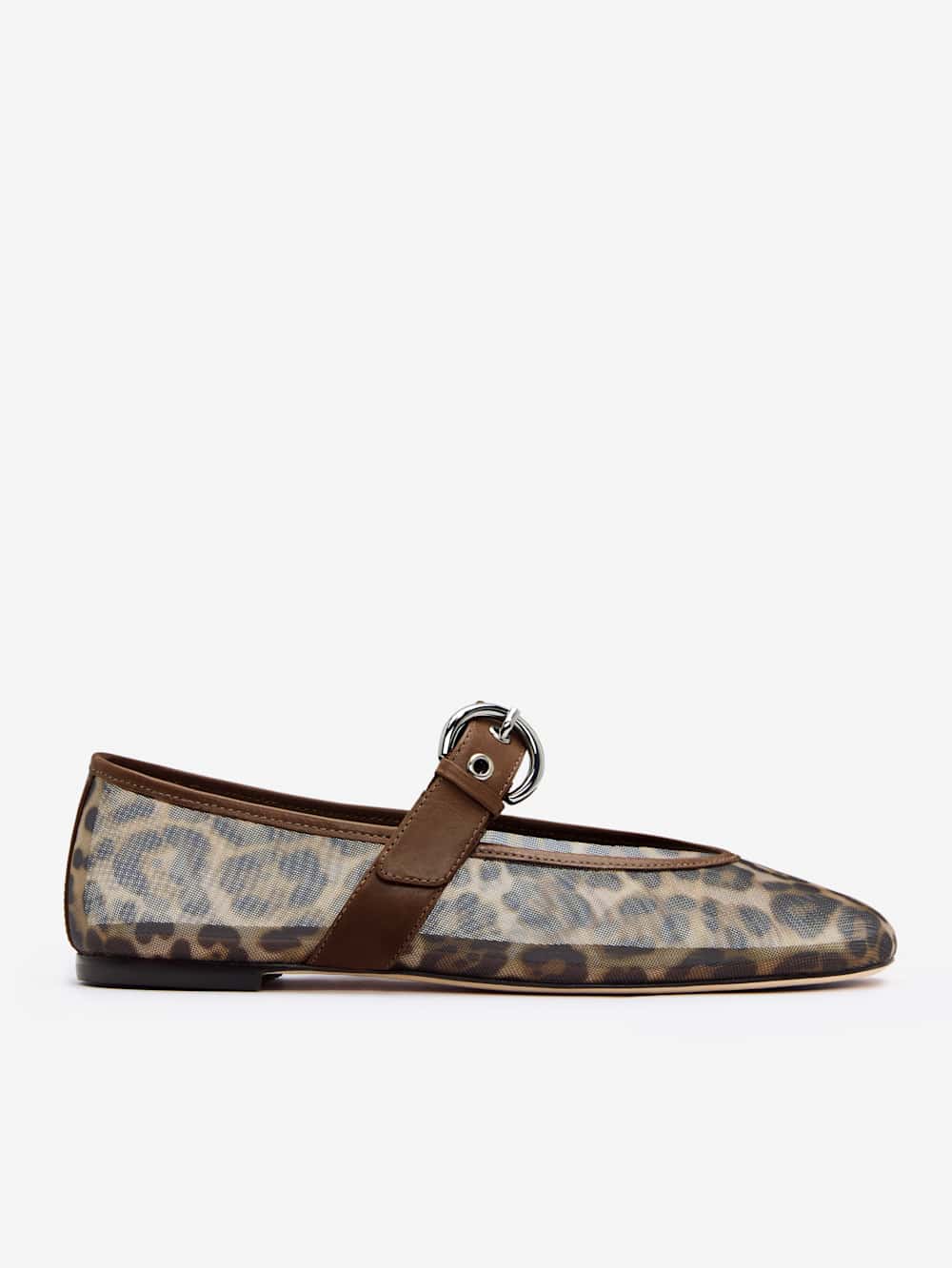 Bethany Ballet Flat - Leopard Mesh