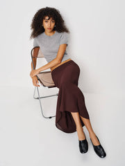 Layla Skirt - Mahogany
