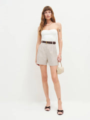 Mason Linen Short - Oatmeal