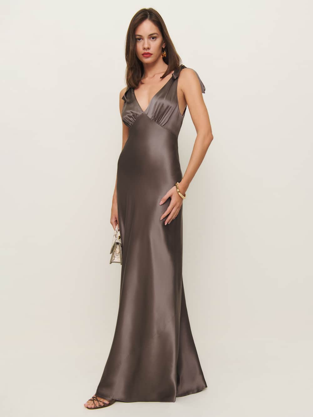 Pernille Silk Dress - Magnetic