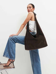 Oversized Vittoria Tote - Boss Suede