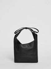 Small Vittoria Tote - Black Leather