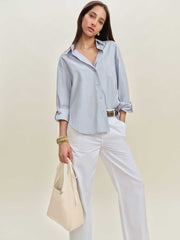 Small Vittoria Tote - Cream Puff Leather