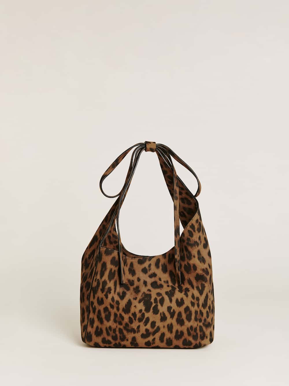 Small Vittoria Tote - Leopard Suede