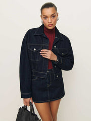 Jori Cropped Denim Jacket - Ondine