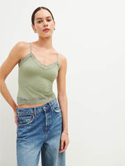 Dalton Knit Tank - Artichoke