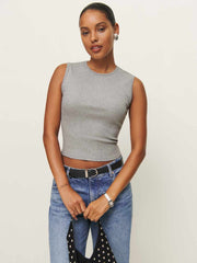 Ryland Tank - Heather Grey
