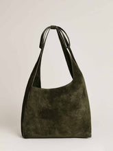 Medium Vittoria Tote Bag - Leccio Suede