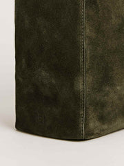 Medium Vittoria Tote Bag - Leccio Suede