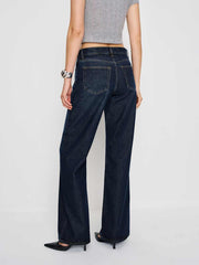 Cary Low Rise Slouchy Wide Leg Jeans - Ahurani Exposed Shanks