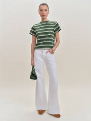 Cary Low Rise Slouchy Wide Leg Jeans - Optic White