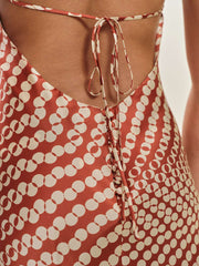 Jennis Silk Dress - Mambo