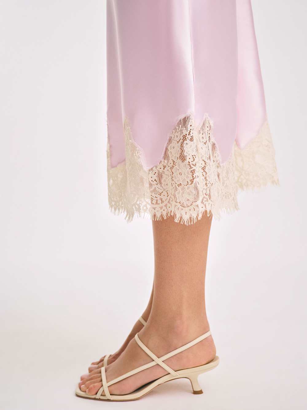 Serenity Bare Sandal - Almond Leather