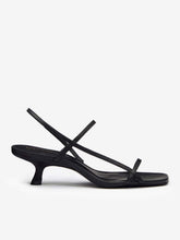 Serenity Bare Sandal - Black Leather